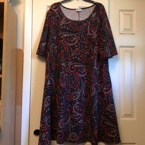 Plus sized Paisley print Dress